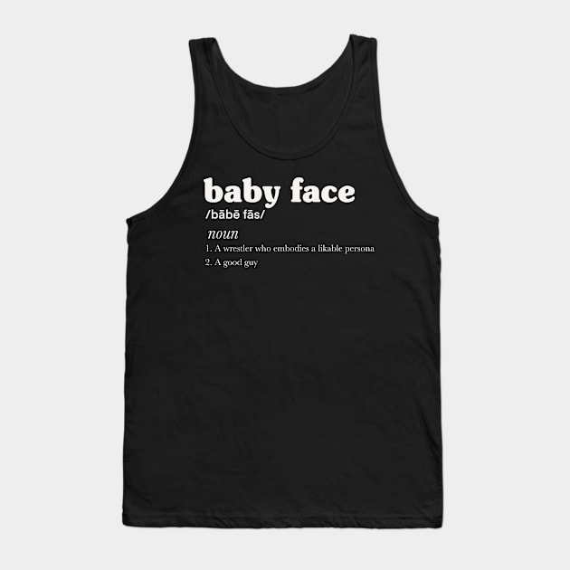 Babyface Tank Top by TheBlindTag